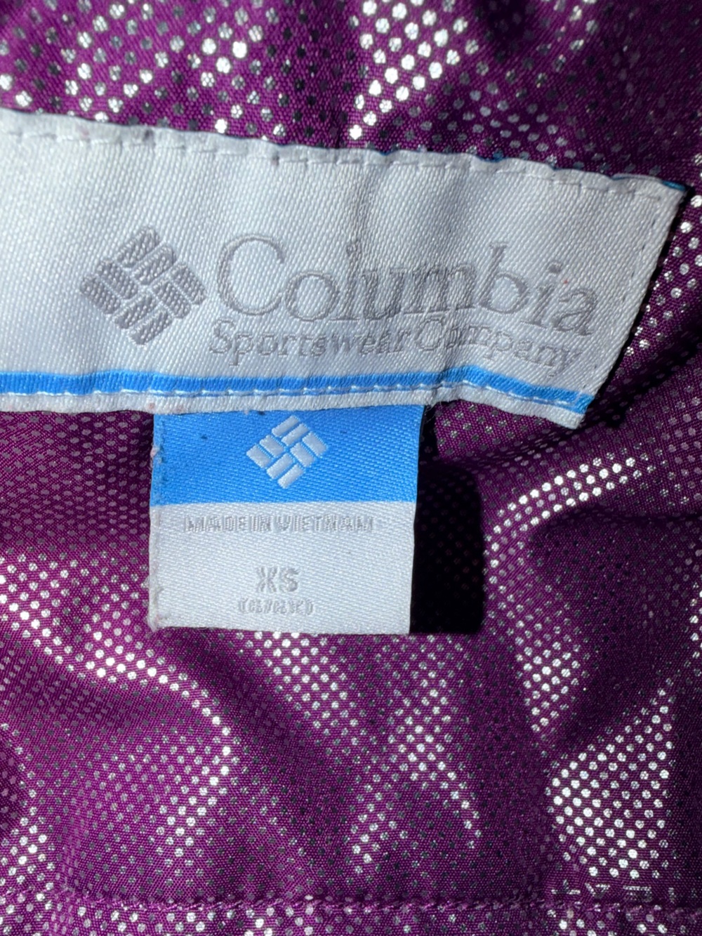 Columbia Girls Interchange Winter Jacket Black Gray Purple Size XS 6/6X - Picture 7 of 7